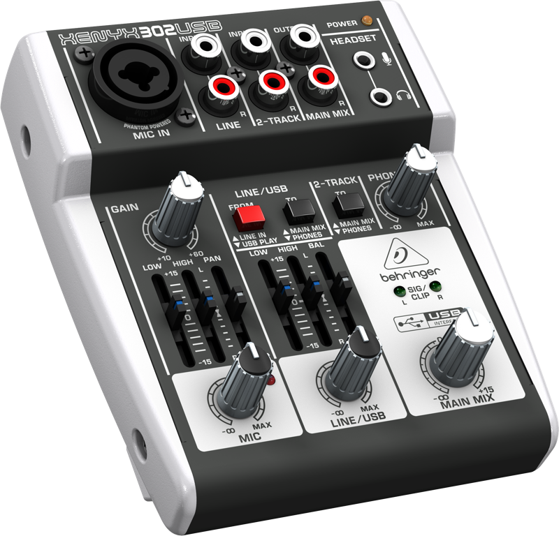 Behringer XENYX 302USB USB mixer