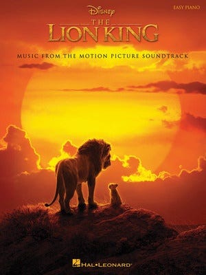 The Lion King New Movie Soundtrack Easy Piano