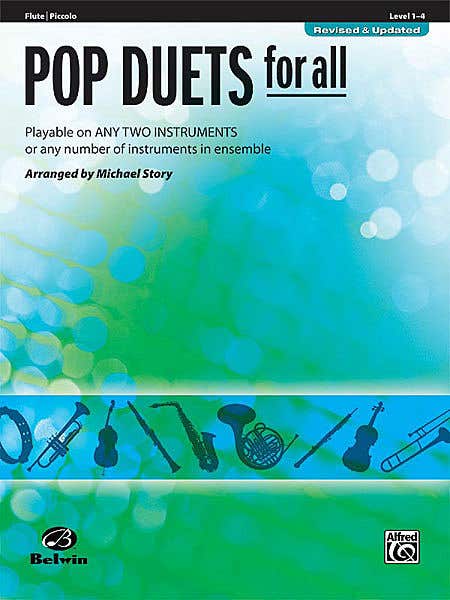 Pop Duets For All Revised Flute/Piccolo Level 1-4 /  (ALFRED)