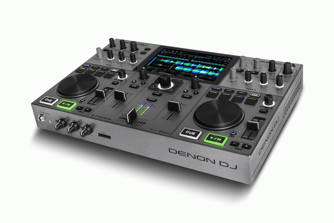 Denon Prime GO + 2-Deck Rechargeable Smart DJ Console