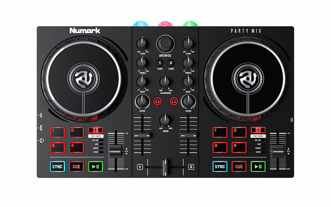 Numark Party Mix II DJ Controller w/ Built-In Light Show