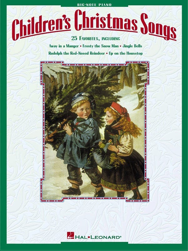 Children's Christmas Songs for Big Note Piano / Various (HAL LEONARD)