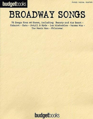 budget books broadway songs / pvg  (HAL LEONARD)