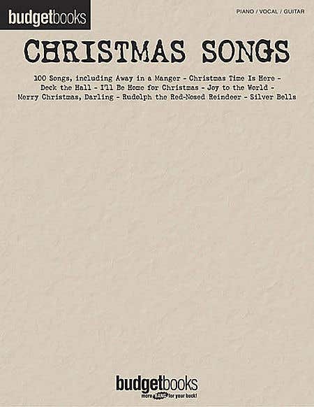 Budget Books Christmas Songs Pvg