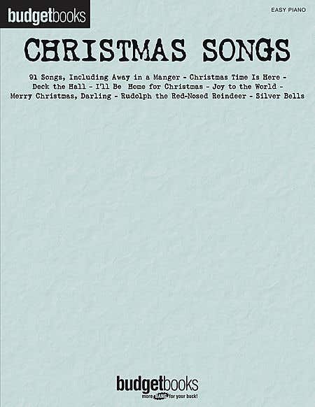 budget books christmas songs easy piano / VARIOUS (HAL LEONARD)