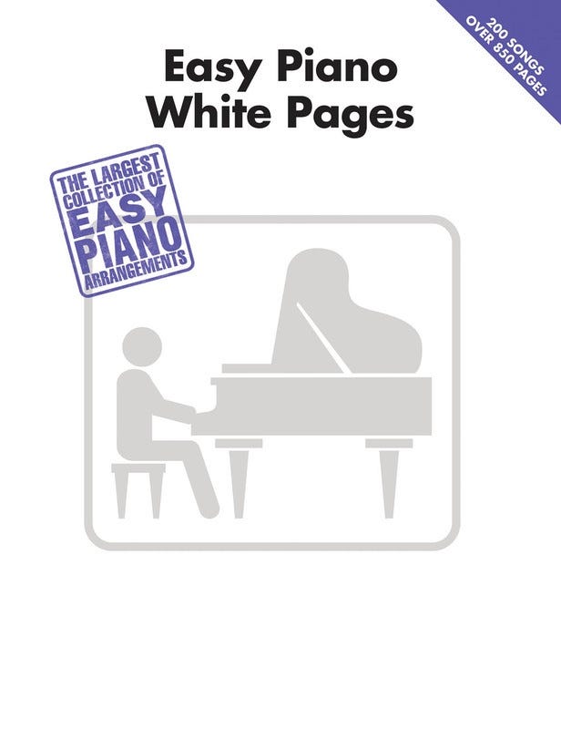 Easy Piano White Pages / Various (Hal Leonard)