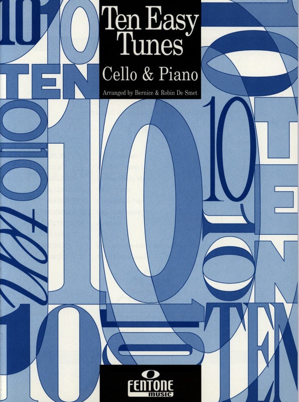 Ten Easy Tunes For Cello / De Smet (FENTONE MUSIC)