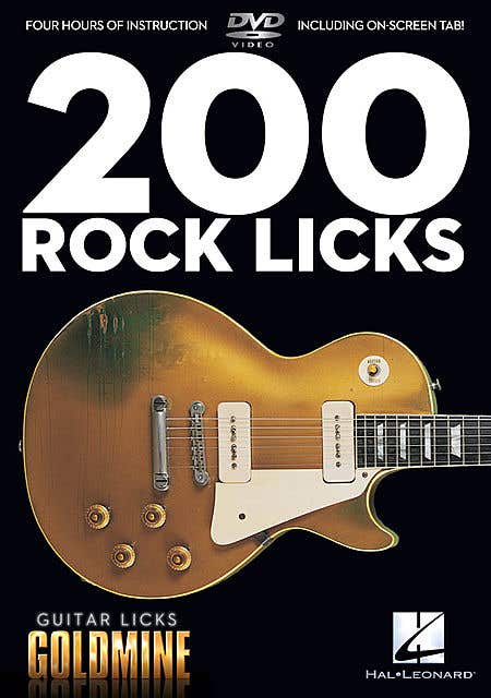 Guitar Licks Goldmine 200 Rock Licks Dvd