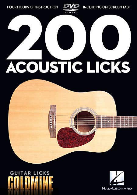 Guitar Licks Goldmine 200 Acoustic Licks Dvd