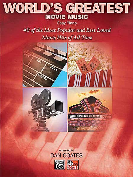 WORLDS GREATEST MOVIE MUSIC EASY PIANO