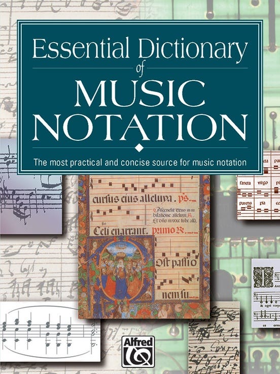essential dictionary of music notation/ Gerou Lusk (ALFRED)