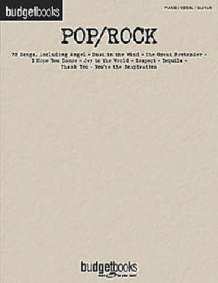 Budget Books - Pop/Rock PVG