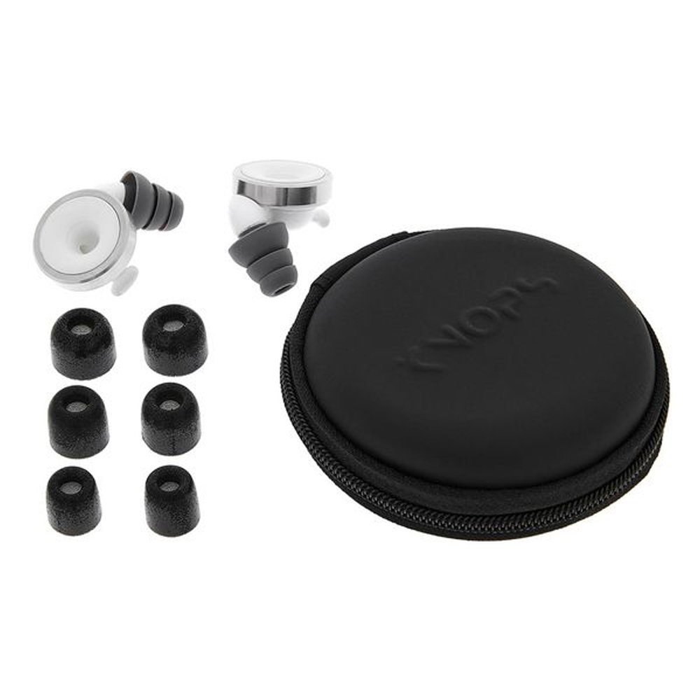 Limousine Adjustable Earplugs Knops Smooth – White