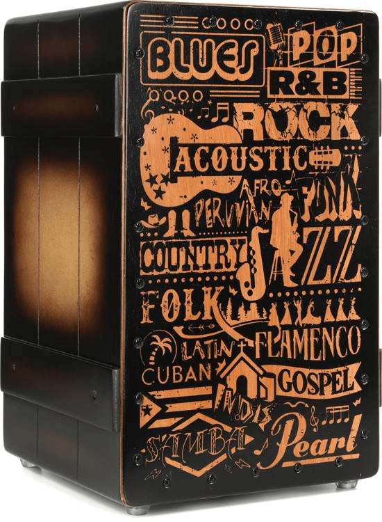 Pearl Primero Music Genre Graphic Cajon (PBC-124B)