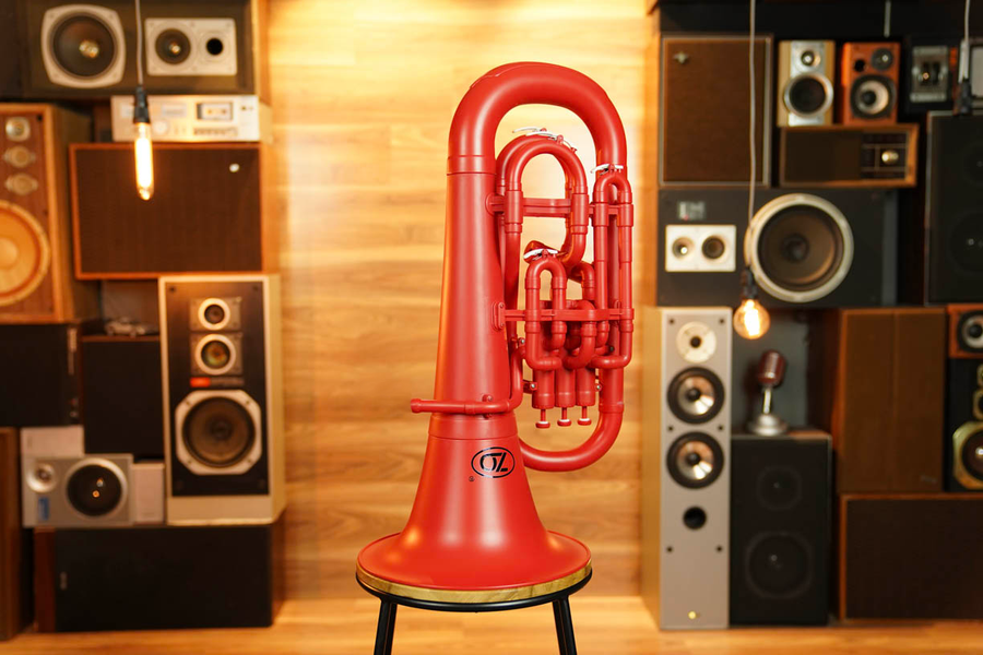 Zo Plastic Euphonium - Racing Red