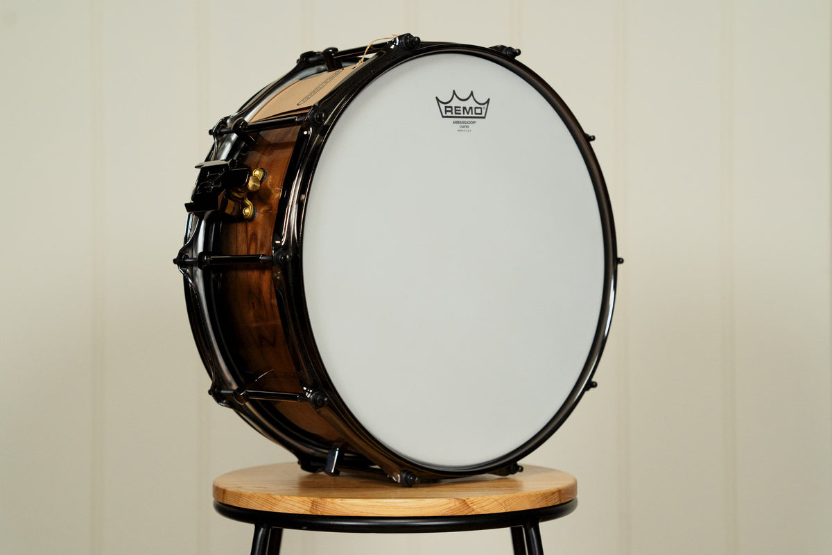 Noble and Cooley 14x6" Classic Walnut Snare - Black Fade