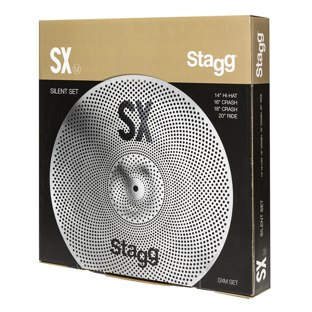 Stagg Silent Practice Cymbal Set