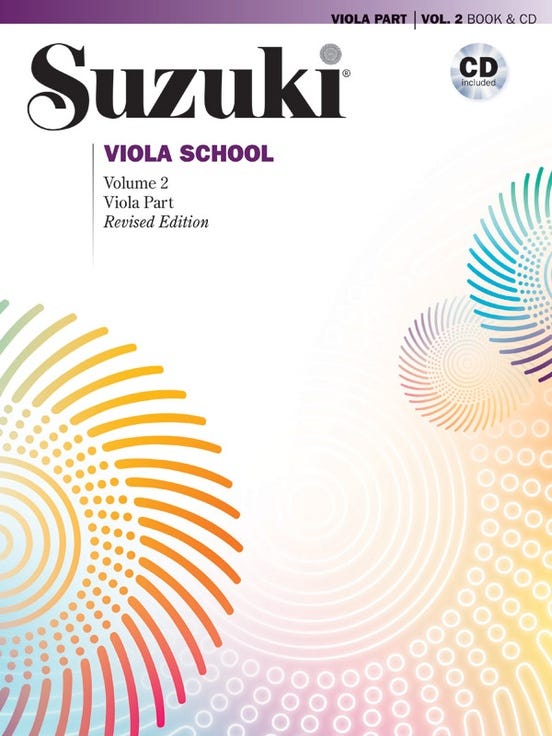 suzuki viola school BOOK 2 violin BOOK/CD New Ed / SUZUKI (ALFRED)