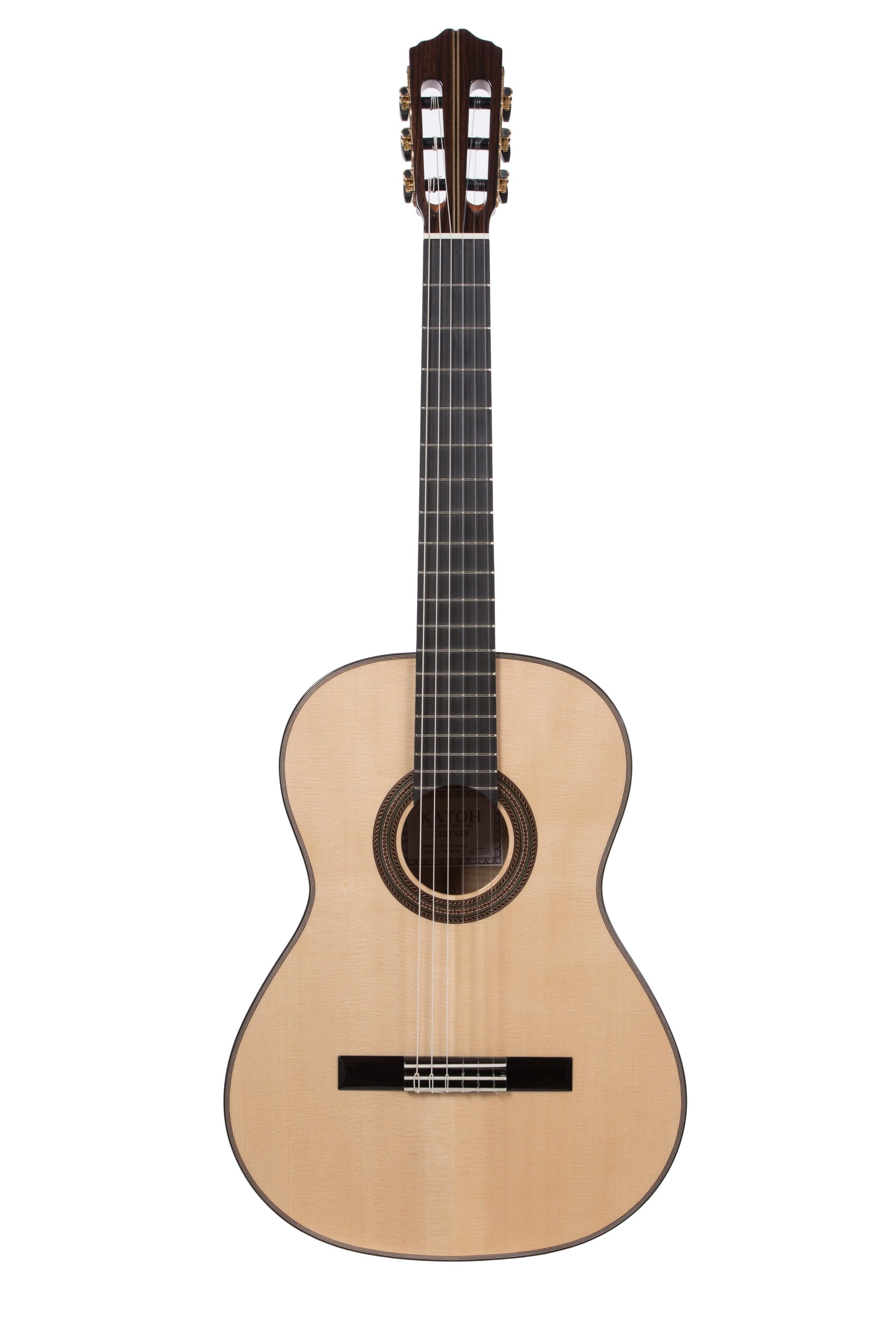 Katoh Hauser Style Classical Guitar w/Case - Solid Spruce/Flame Maple