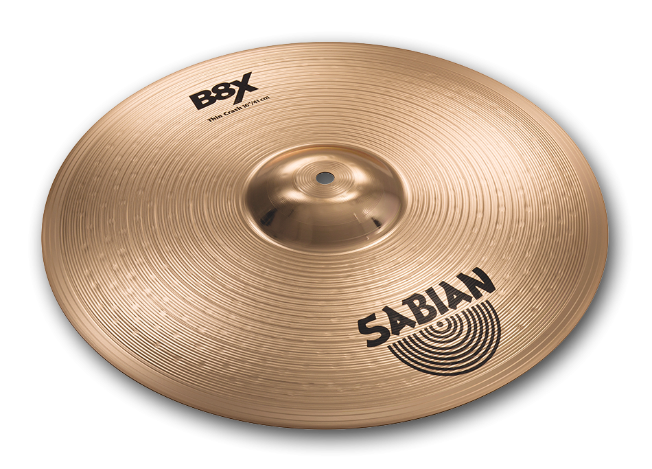 Sabian B8X 16" Thin Crash