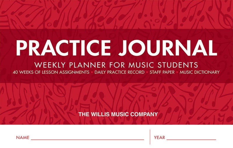 Practice Journal / (Willis Music)