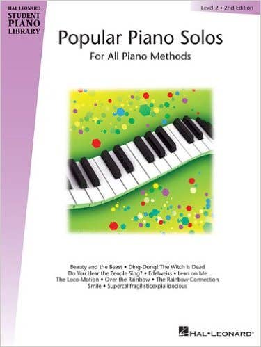 hlspl popular piano solos book 2 /  (HAL LEONARD)
