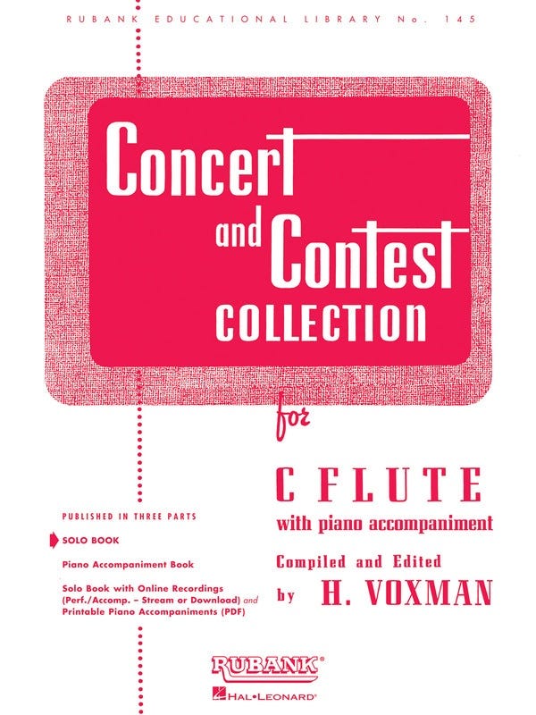 Concert and Contest Collection for C Flute - Piano Accompaniment