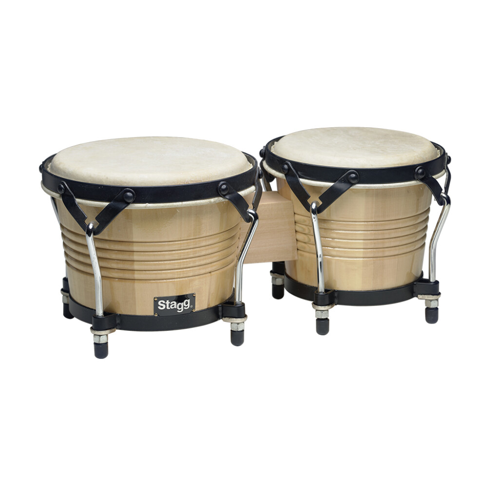 Stagg BW-200-N Wooden Bongos - Natural