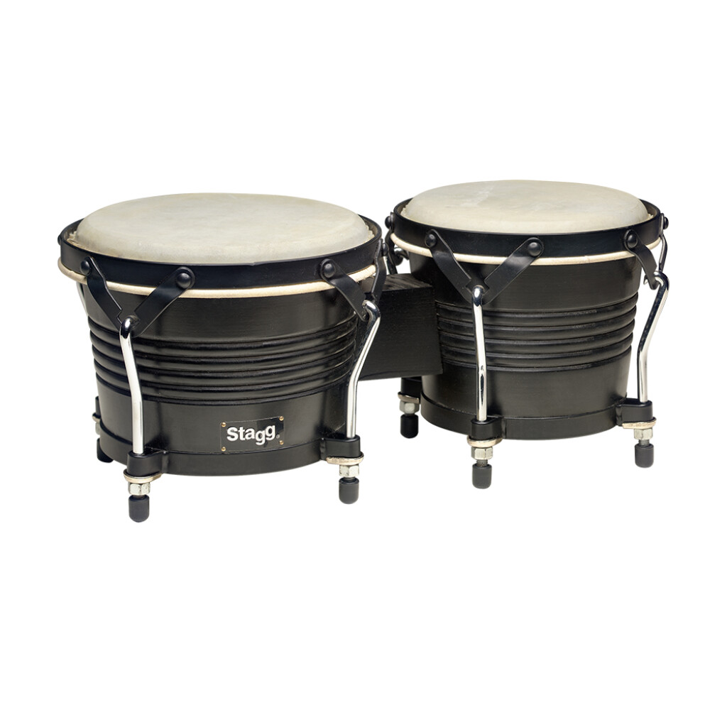 Stagg BW-200-BK Wooden Bongos - Black