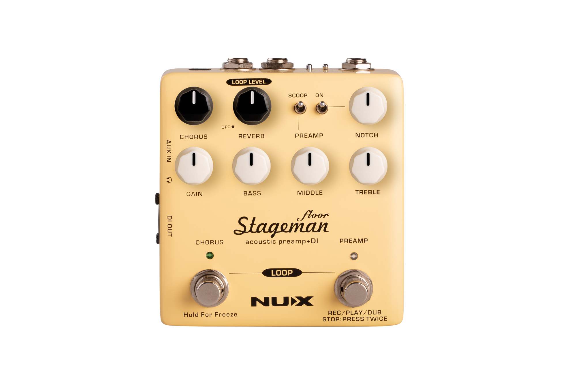 NUX NAP-5 Stageman Floor Acoustic Preamp & DI