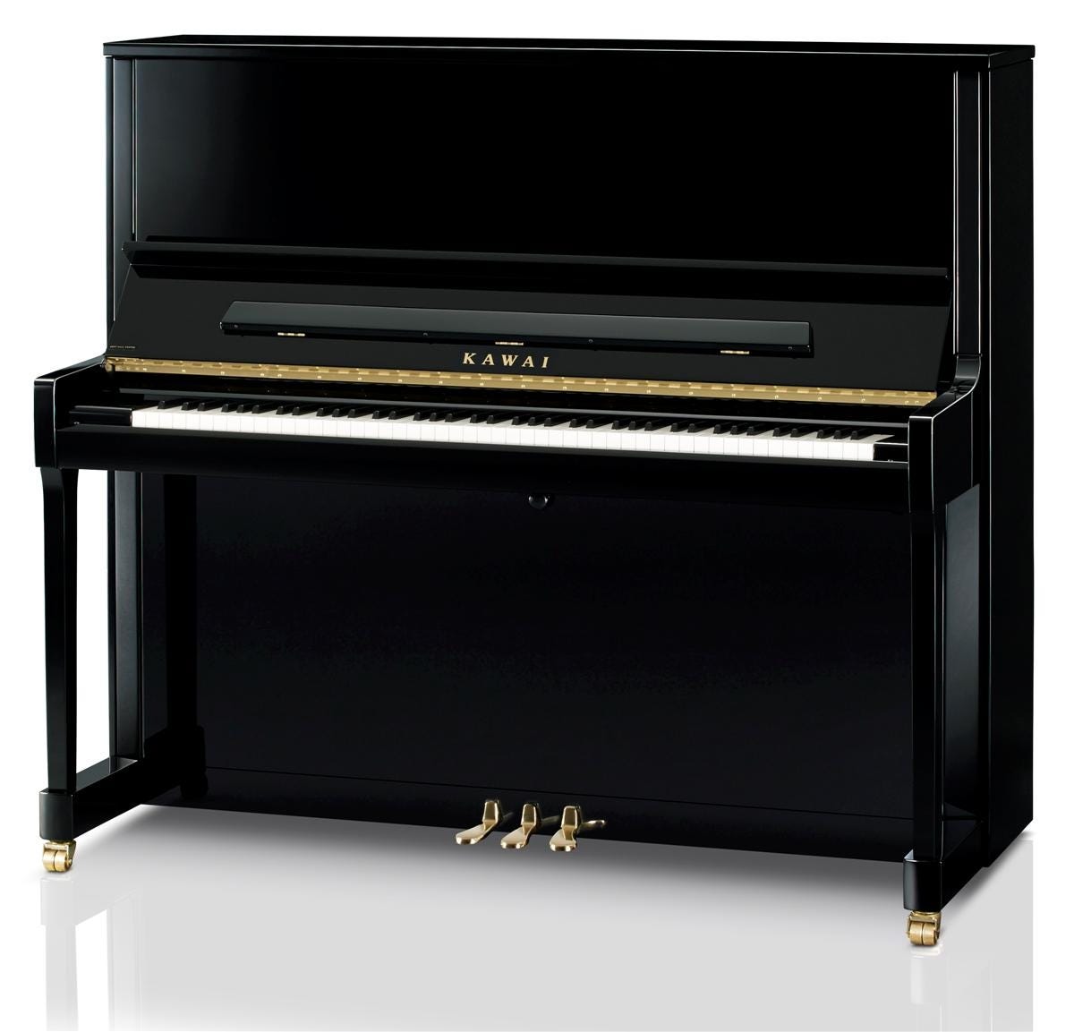 Kawai K600JEP 134cm Upright Piano - Ebony Polish
