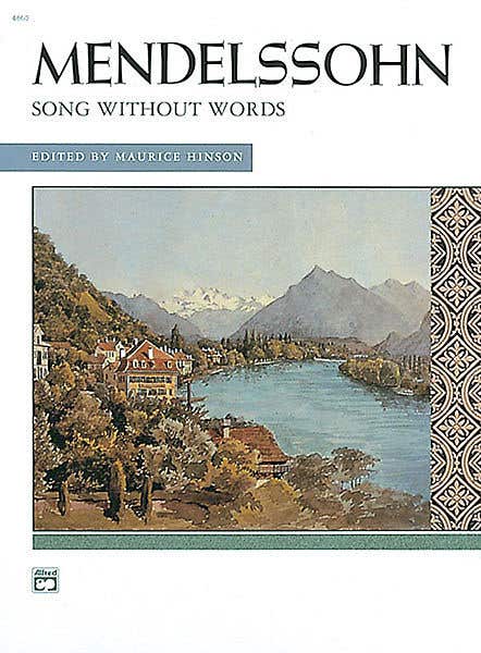 MENDELSSOHN SONGS WITHOUT WORDS COMPLETE COMB BINDING ALFRED PUB
