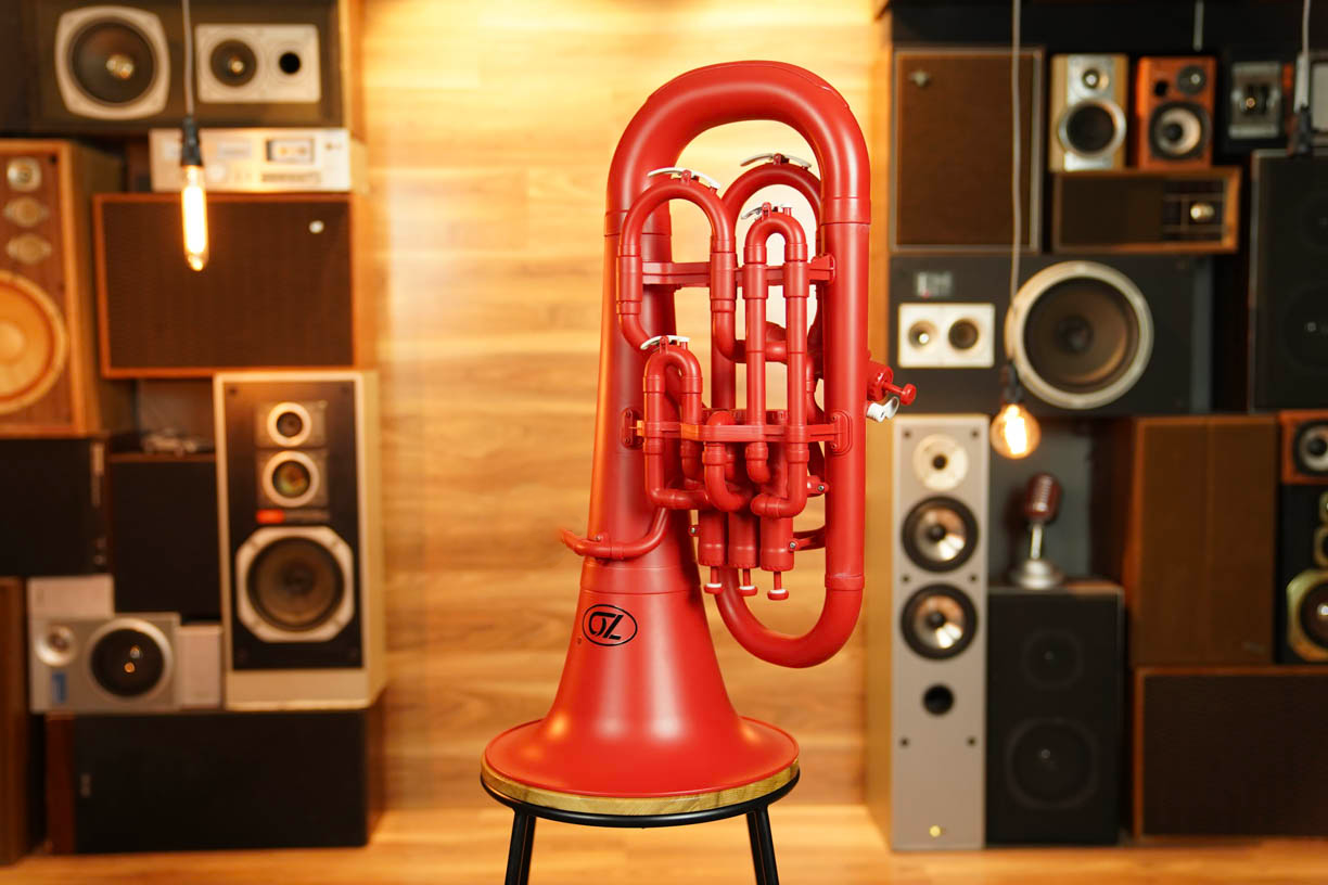 Zo Plastic Euphonium - Racing Red