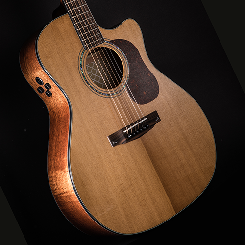 Cort Gold A6 Acoustic Electric Guitar - Natural