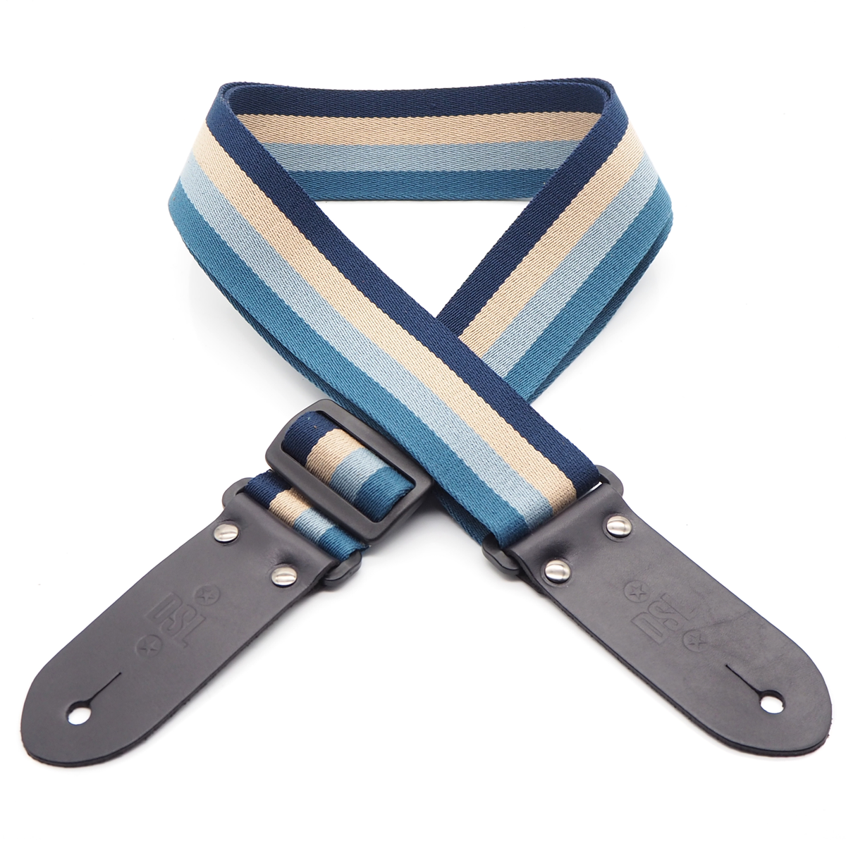 DSL 2 inch Cotton/Polyester Stripe Strap - Muffin