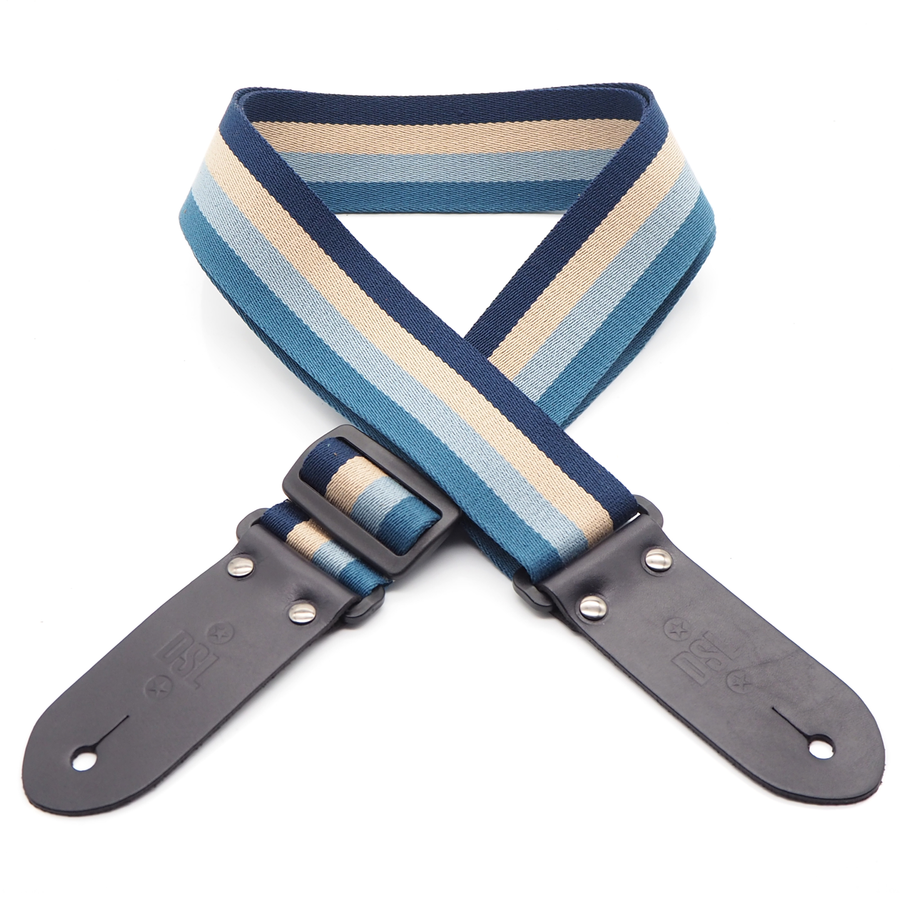 DSL 2 inch Cotton/Polyester Stripe Strap - Muffin