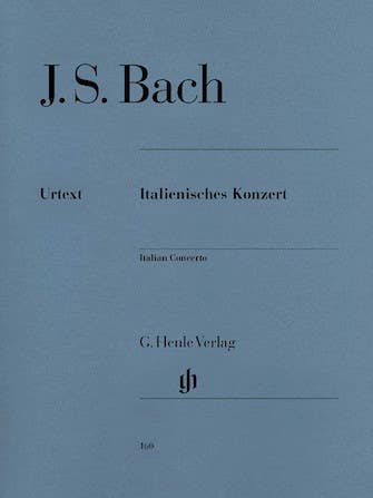 JS BACH ITALIAN CONCERTO BWV 971 FOR PIANO SOLO URTEXT HENLE ED