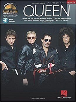 queen piano play along bk/cd / QUEEN 