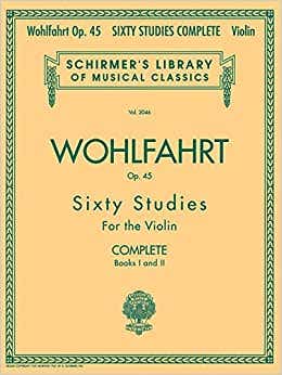 Wohlfahrt - 60 Studies Op 45 Violin Complete Bks 1-2