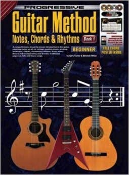 Progressive Gtr Mth Notes/Chord/Rhythms Bk/Dvd/C