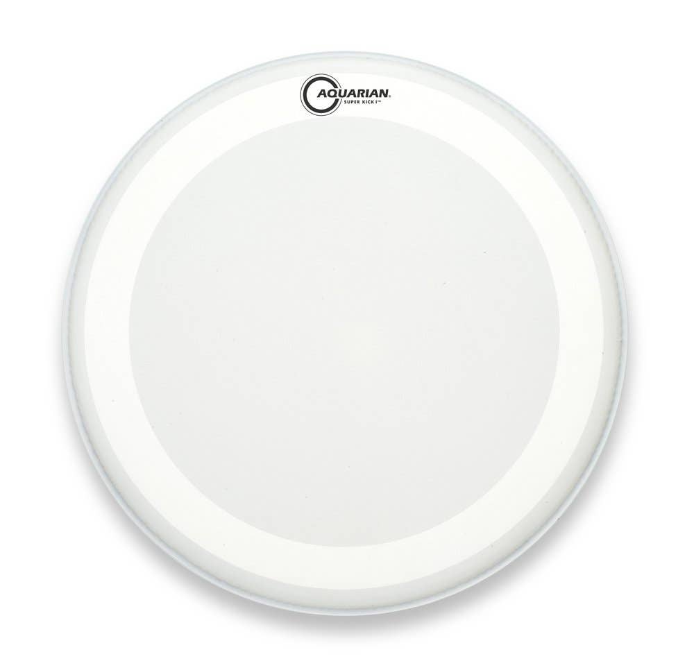 Aquarian 22 Inch Bass Drum Head Coated Single Ply Tcski22 Super-Kick I