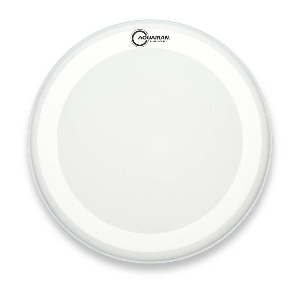 Aquarian 22 Inch Bass Drum Head Coated 2 Ply Tcskii22 Super-Kick II
