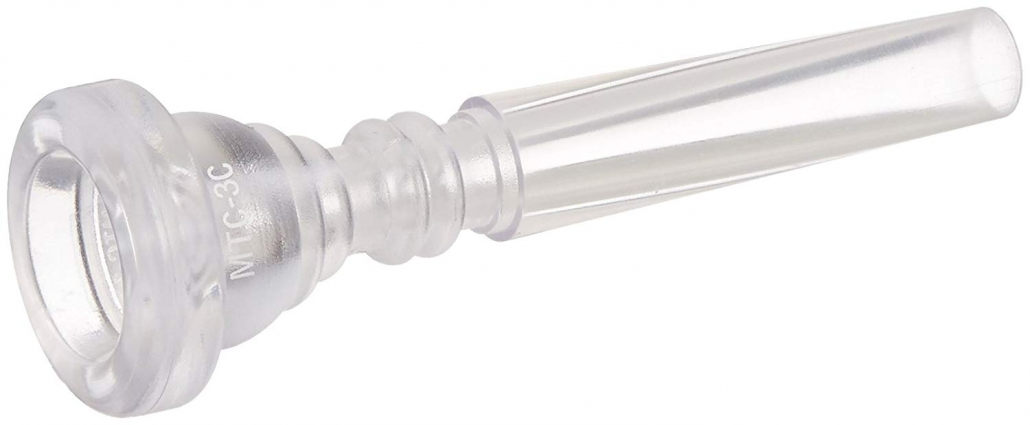 Mutec Polymer Trumpet Mouthpiece - 3C - Clear (MTC3CCL)