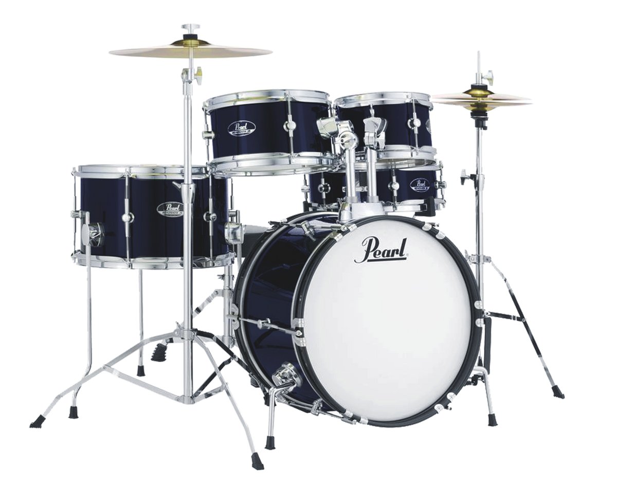 Pearl Roadshow Junior Drum Kit w/Cymbals - Royal Blue Metallic