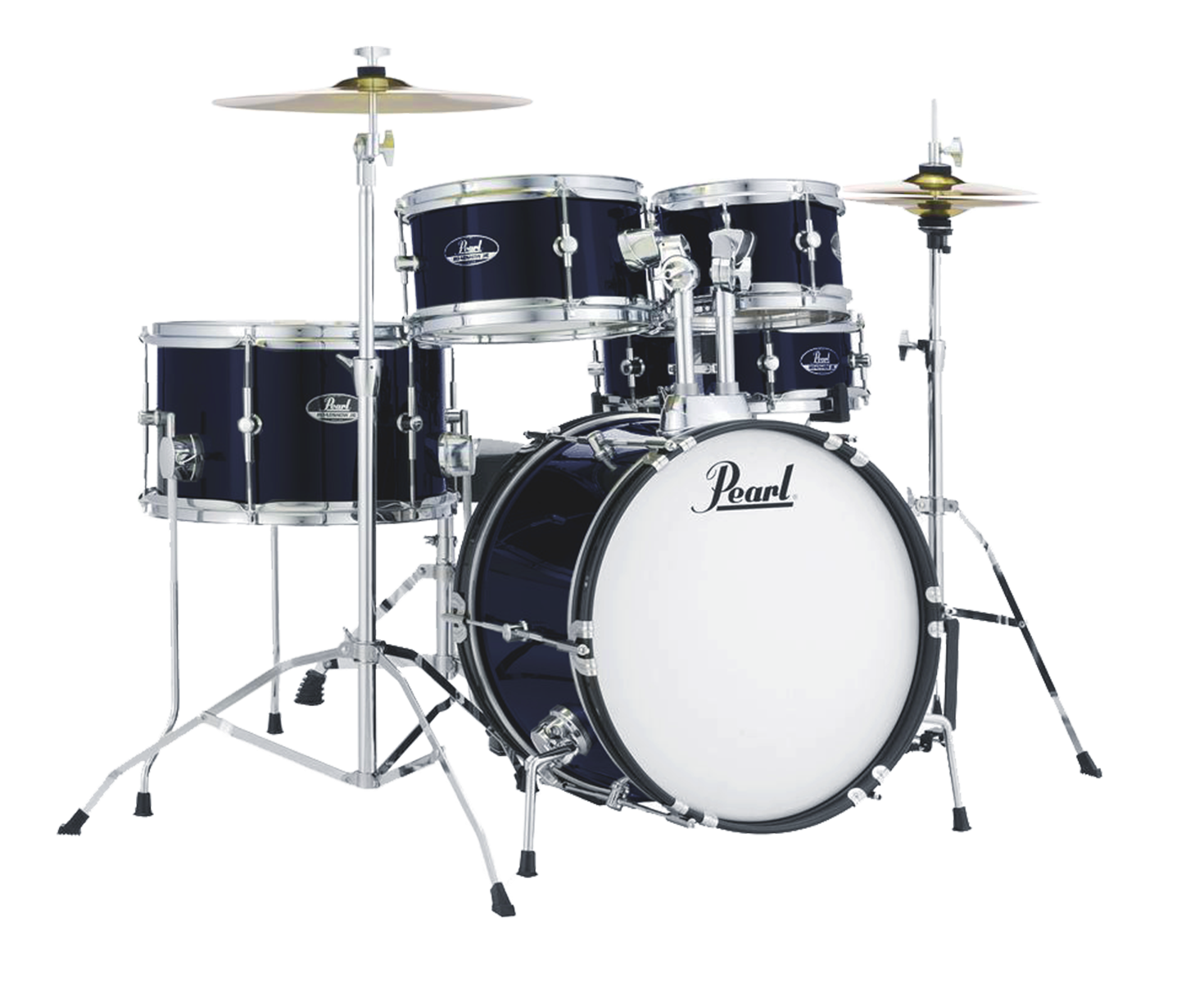 Pearl Roadshow Junior Drum Kit w/Cymbals - Royal Blue Metallic