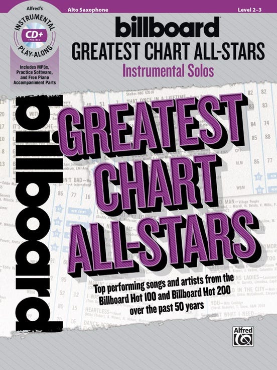 Billboard Greatest Chart All Stars Asax Bk/Cd