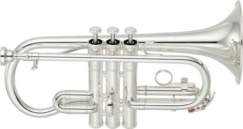 Yamaha YCR2610SIII British Style Silver Plated Cornet (YCR-2610III)
