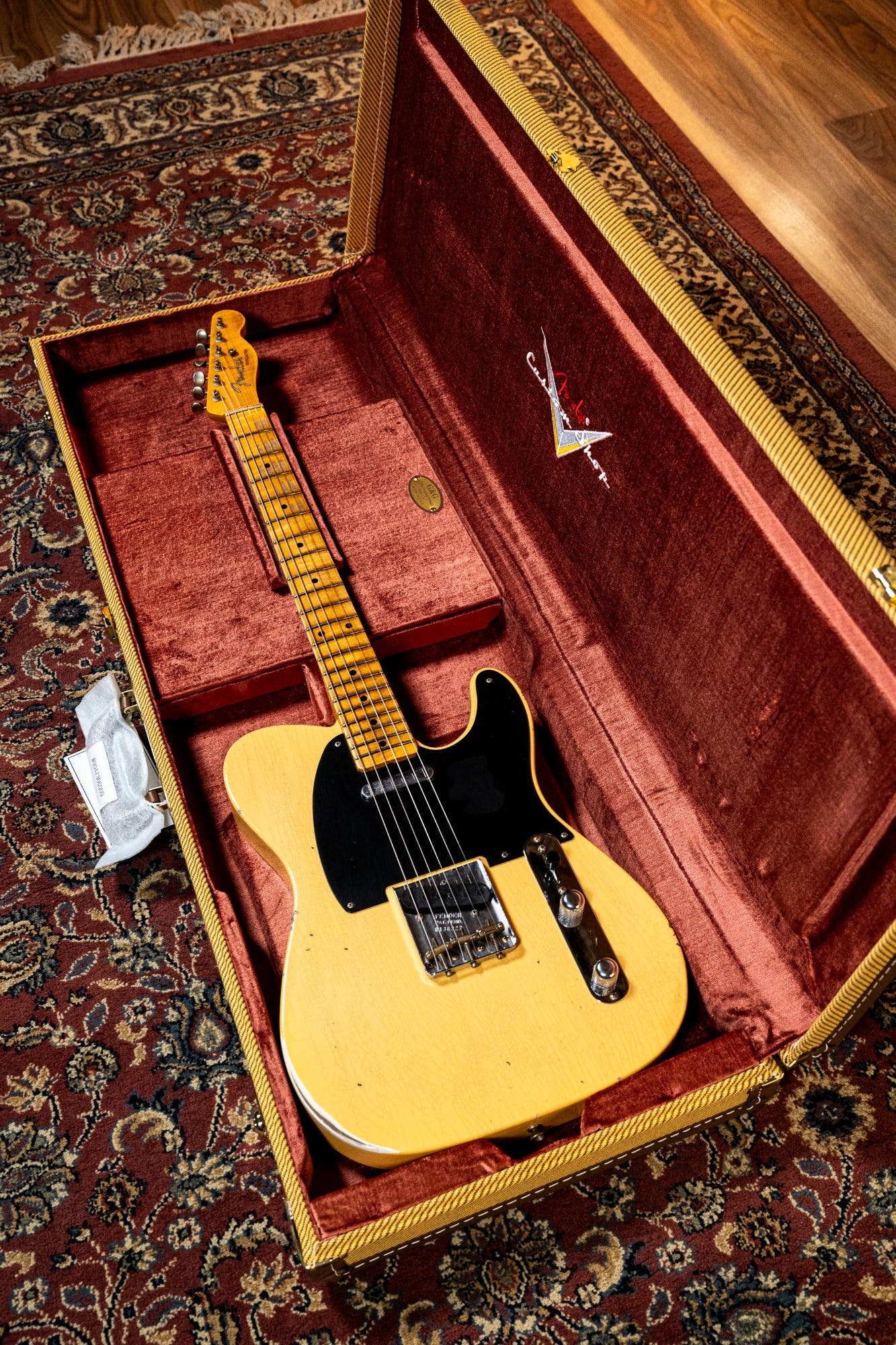 Fender Custom Shop '53 Telecaster - Relic - Aged Nocaster Blonde (#CS100202)