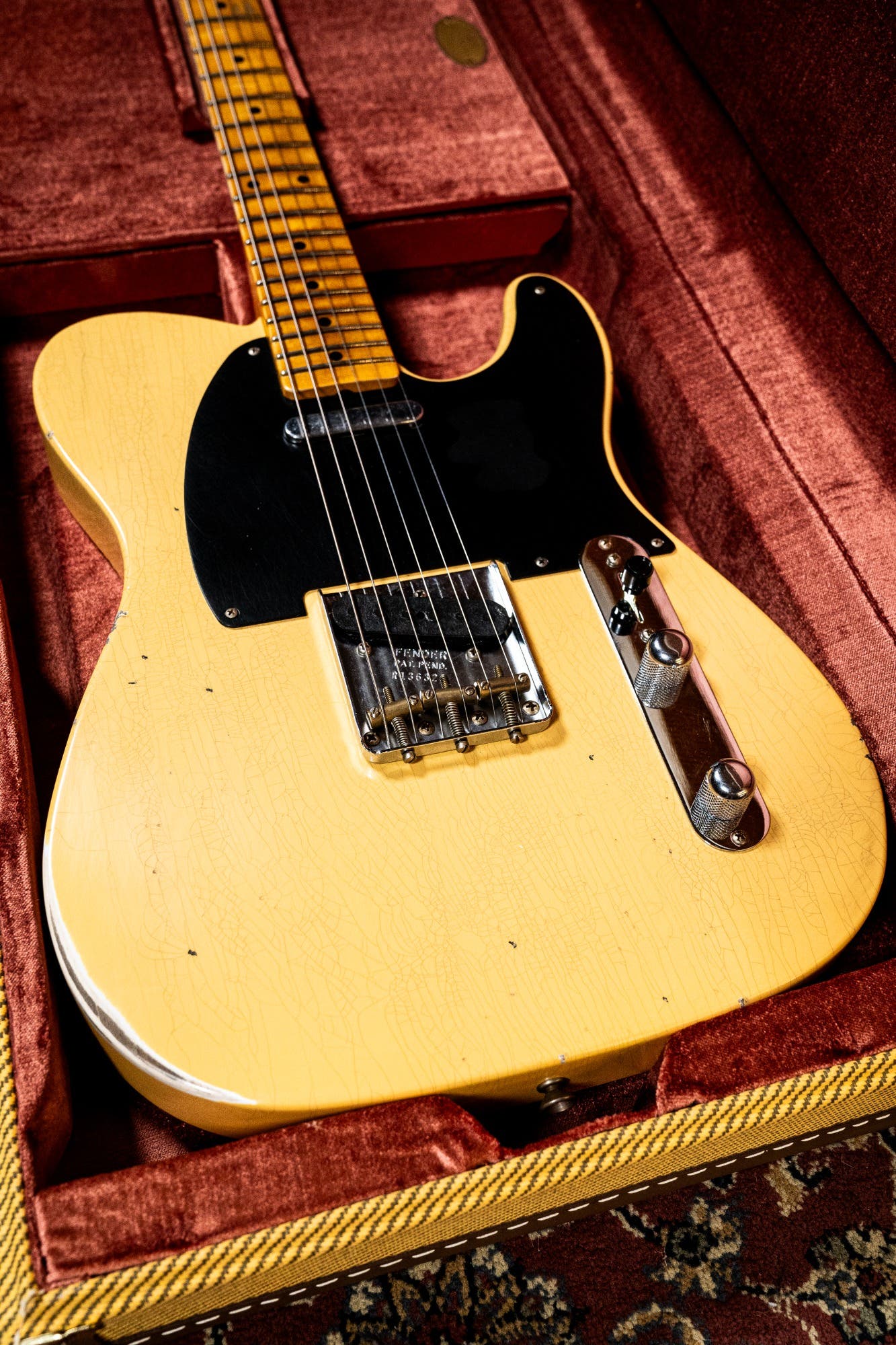 Fender Custom Shop '53 Telecaster - Relic - Aged Nocaster Blonde (#CS100202)