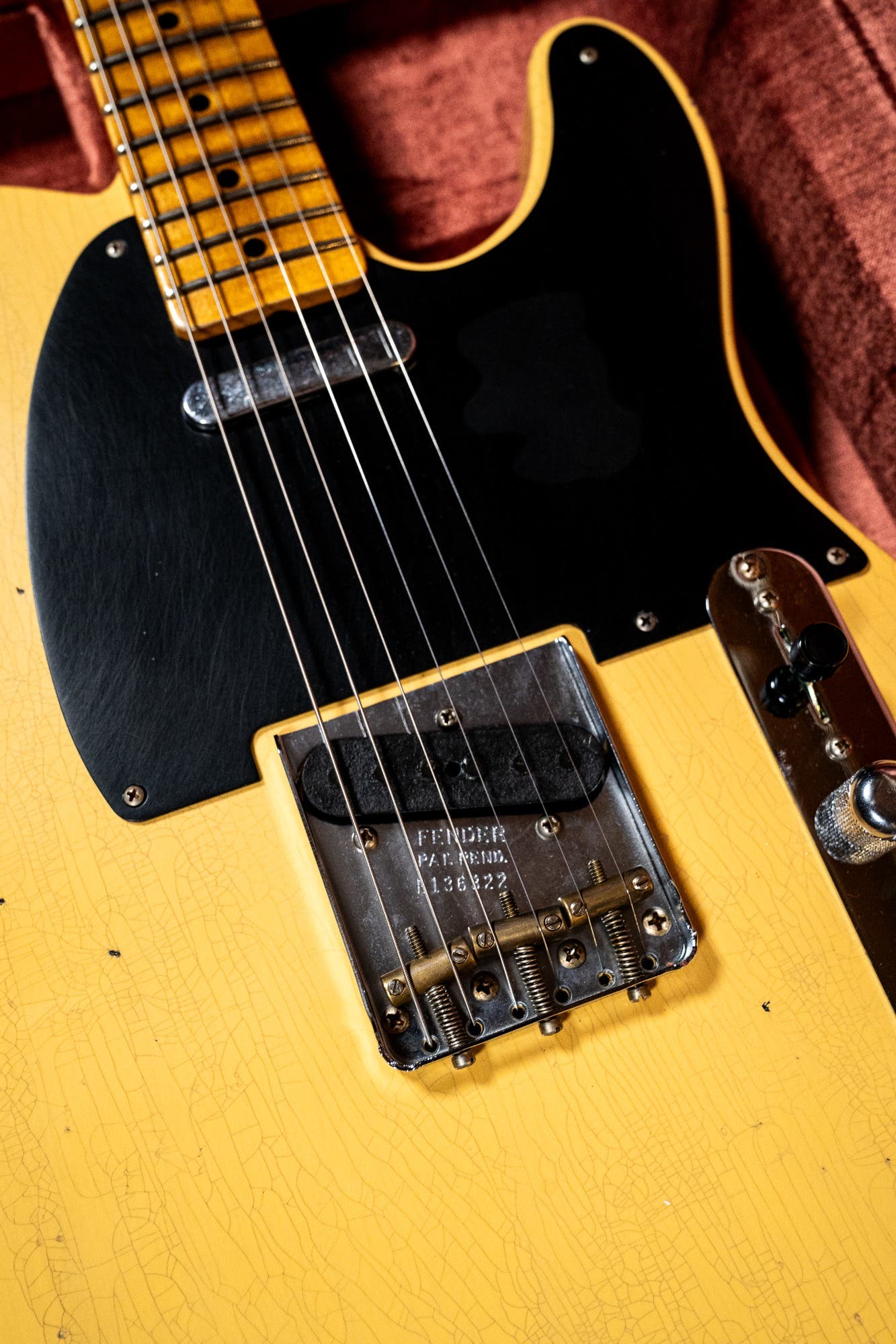 Fender Custom Shop '53 Telecaster - Relic - Aged Nocaster Blonde (#CS100202)